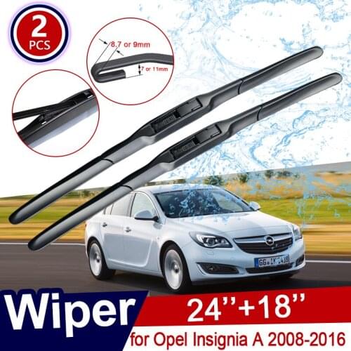 For Opel Insignia A MK1 2008~2016 Car Wiper Blades Vauxhall Holden Buick Regal Front Windscreen Wipers Car Accessories 2009 2015