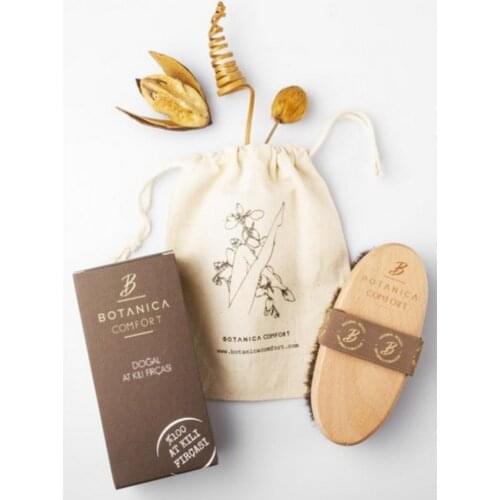 Botanica Confort Anti-Cellulite 100 Natural Horsehair Brush Massage Anti-Cellulite Sculpting Purifying Relaxing Easy to Use Men