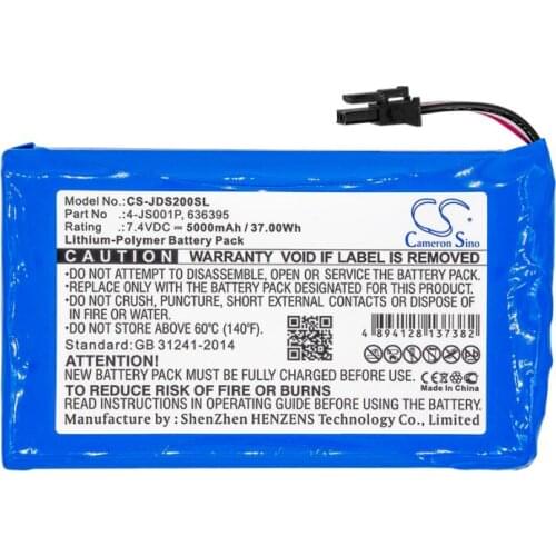 Cameron Sino 5000mAh battery for JDSU Smart OTDR VIAVI MTS-2000 4-JS001P 636395 Equipment, Survey Battery