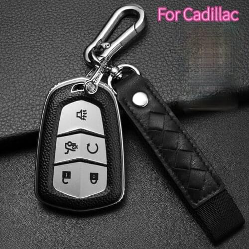 New Tpu Car Key Cover Case for Cadillac Escalade CTS XTS ATS ATS-L XLS SRX 2015 5 Buttons 28T CTS-V XT5 CT6 Protect Shell