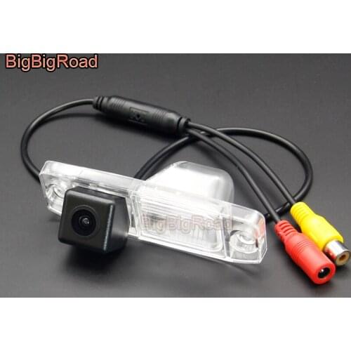 BigBigRoad Car Rear View Camera For Kia Forte Ceed Rondo Cerato Carens Sorento Amanti 2007 2008 2010 2011 2012 2013 2014 2015