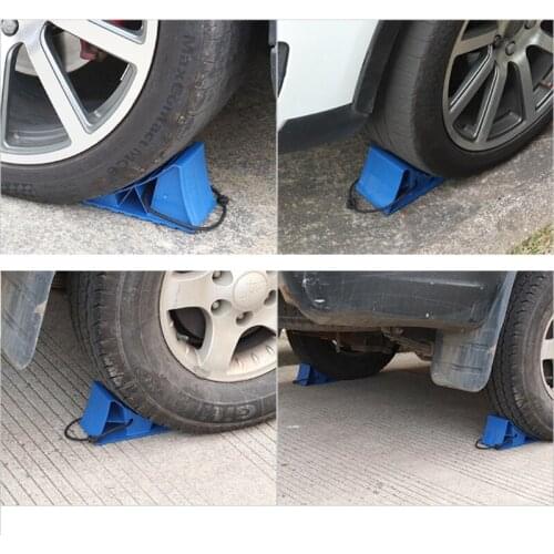 Wheel Chocks 2 Pack Durable Non-Slip Base Solid for Boat Trailers RV Perfect on All Surfaces and in All Weather