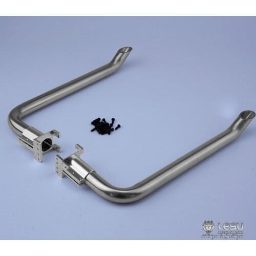 Metal LESU Exhaust Pipe Chimney for TAMIYA 1/14 King Hauler Grand Hauler RC Tractor Truck DIY Model Car