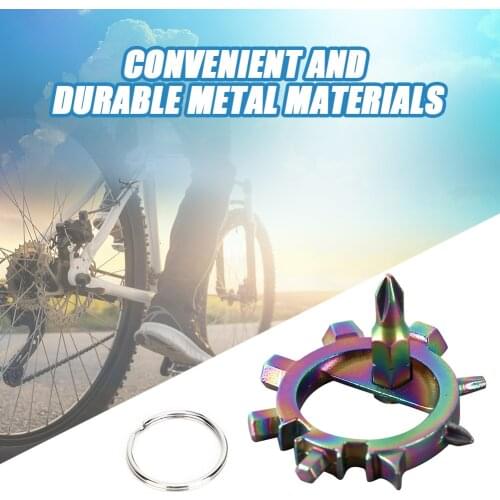 12 in 1 Multitool Opener Screwdriver Bicycle Repair Tools Stainless Steel Portable Keychain Bottle Opener Cycling Bike Accessory