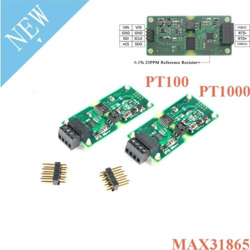 MAX31865 Temperature Acquisition Module STM32 High-precision Isolated Temperature Measurement PT100 / PT1000 SPI Interface