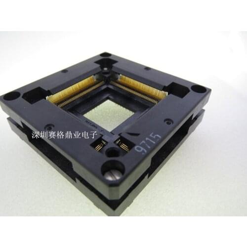 Opentop 100%New&Original QFP176 press type IC Burning seat Adapter testing seat Test Socket test bench in stock free shipping