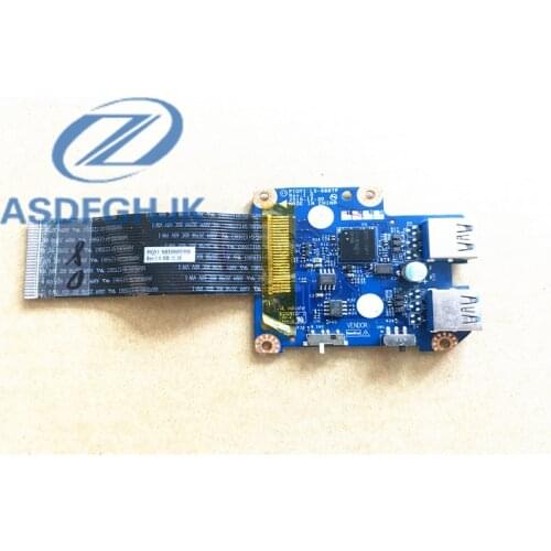 Original Genuine Para Y570 FOR Lenovoy Portas USB Placa de Circuito Painel de Áudio ls-6887p 100% Test ok