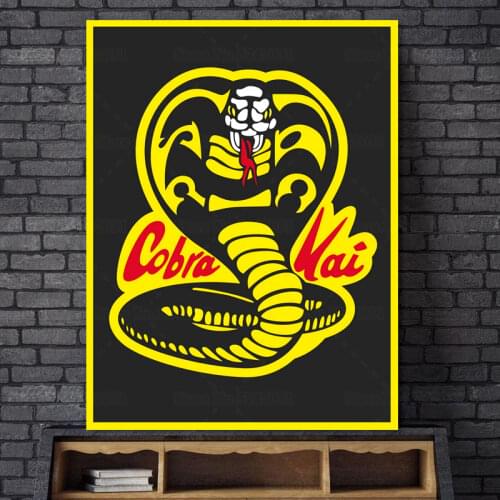 Cobra Kai Poster Karate Do Hot Tv Shows Canvas Painting Cool Wall Art Decor