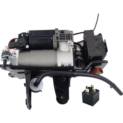AP01 Suspension Compressor Air Pump w/Valve Block + Relay for Audi A6 S6 Allroad C6 4F 2004-2011 4F0616005 4F0616006