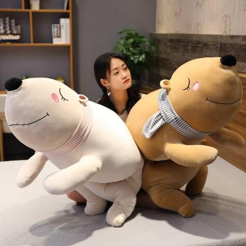 Valentines Day Gift Baby Toys Stuffed Animals Hot Polar Bear Plush Toy Doll Soft Plush Doll Cushion Cute Cuddle Bed Pillow 110cm