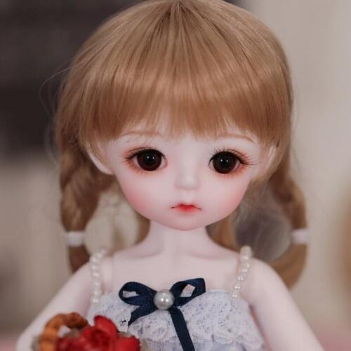 2020 New Style Full Set 1/6 BJD Doll Lovely Cream With Glasss Eyes Baby Birthday Christmas Gift Present