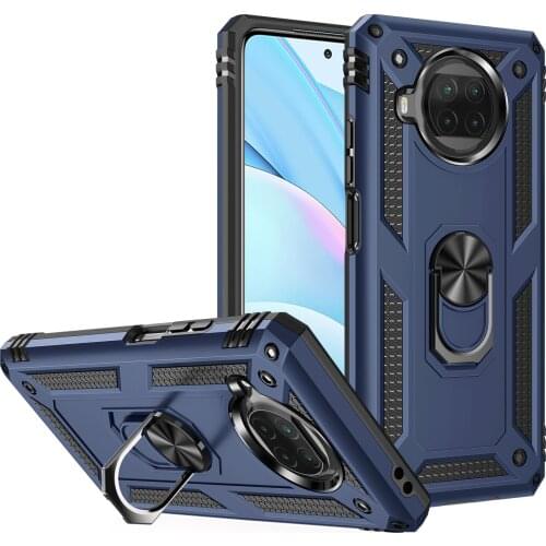 For Xiaomi Mi 10T Lite Armor Shockproof Case for Xiaomi Mi 10T 10 T Lite Rugged Military Protective Car Holder Ring Case Cover