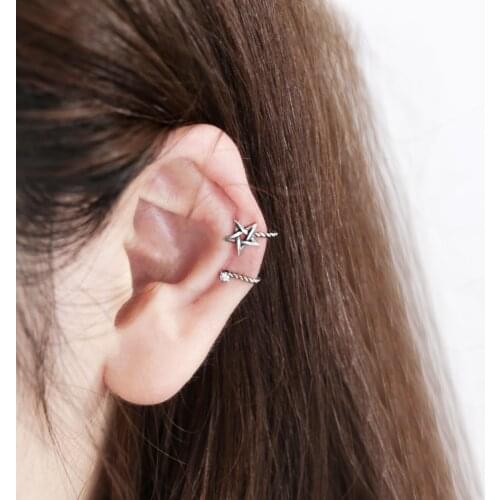 925 Sterling Silver The stars Earrings For Women Fashion Jewelry sterling-silver-jewelry pendientes