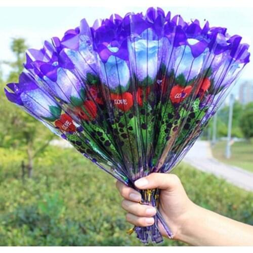 LED Light Up Wedding Decoration Halloween Fake Flower Rose Flower Valentines Mothers Day Birthday Party Supplies