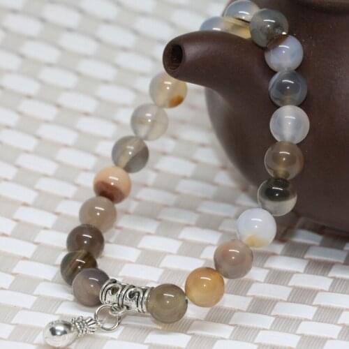 High Grade 8mm Persian Gulf Natural Carnelian Agat Round Beads Bracelet Women Semi-precious Stone Jewels Making 7.5inch B2014