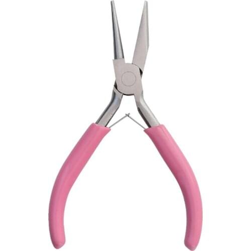 Jewellery Making Craft DIY Plier Tool Round Nosed Carbon Steel Plier 5 Inches 1 Set DIY Jewelry Tool Round Nose Plier