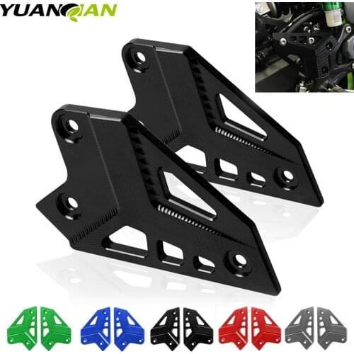 For Kawasaki Z900 2017 Foot Peg Heel Protection Protective Film Mount Heel Guard Protector Motorcycle Accessories