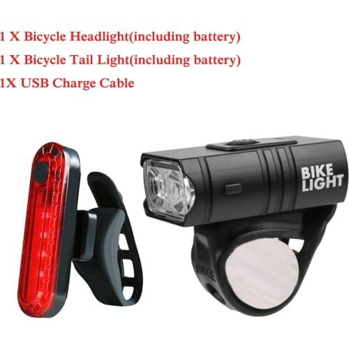 6 Modes Bicycle Light T6 USB Rechargeable 10W 800LM Bike Light IPX4 Waterproof LED Headlight MTB Bike Front Lamp Flashlight
