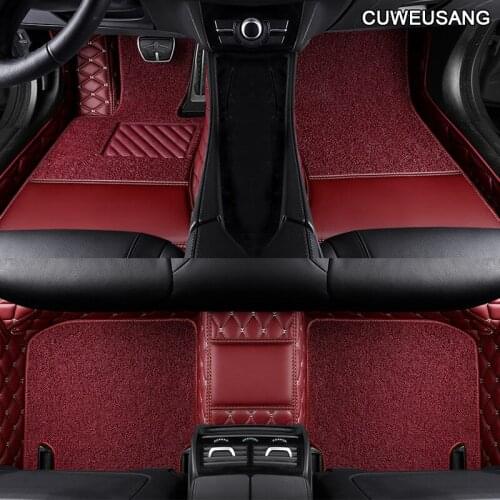 Custom Car floor Foot mat For VOLKSWAGEN vw passat cc touran Tiguan polo sedan golf 6 sharan waterproof auto accessories