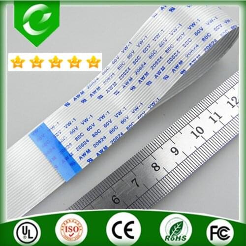 Free Shipping AWM 20624 80C 60V VW-1 1.0mm 24pin 250mm length type B Electronic Flexible Flat FFC Ribbon Cable 5pcs/lot