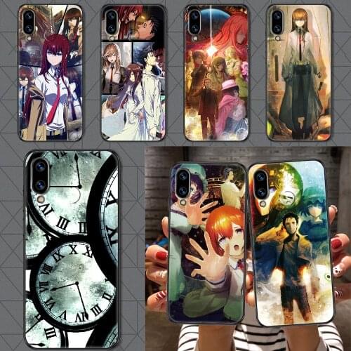 Steins Gate Anime Phone case For Huawei Honor 6 7 8 9 10 10i 20 A C X Lite Pro Play black pretty waterproof trend shell art back
