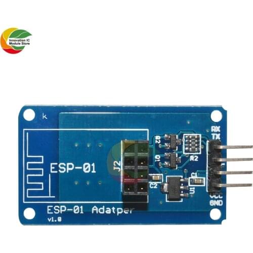ESP8266 ESP-01 ESP01 ESP-01S Serial WiFi Wireless Adapter Module 3.3V 5V Serial Board For Arduino UNO R3 Microcontroller One