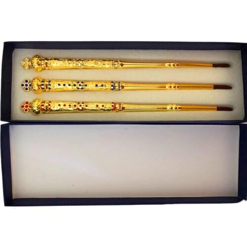 The Orthodox Eastern Church Χριαλίδα Ευχελαίου" Othodox Holy Oil Ceremonial Articles Metalware Prayer Fountain Pen Gold Plating