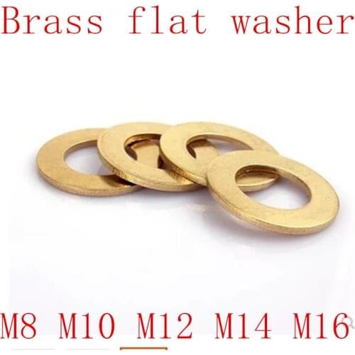 M8 m10 m12 m14 m16 Brass flat washer