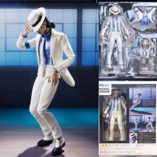 Michael Smooth Criminal Moonwalk Action Figure Collection Model Toys