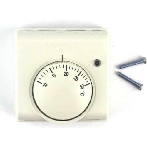 AC 6A 220V Mechanical Room Floor Heating Temperature Control Air Thermostat Progarmmable Eletric Free Shipping