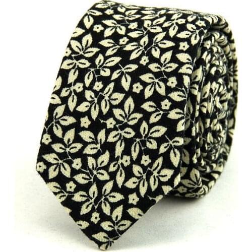 Fashion Necktie Groom Tie 6CM Wedding Birthday Party Gifts Tie For Men Gorgeous Cotton Gravata Slim Arrow Tie