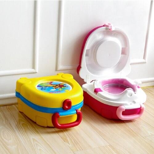 2018 New Baby Potties travel Mini portable Kids toilet essential outdoor squat Car potty trainers seat toilet For Kids Children