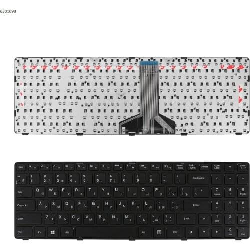 New Laptop Russian Layout for LENOVO Ideapad 100-15IBD B50-50 With BLACK FRAME Long Cable