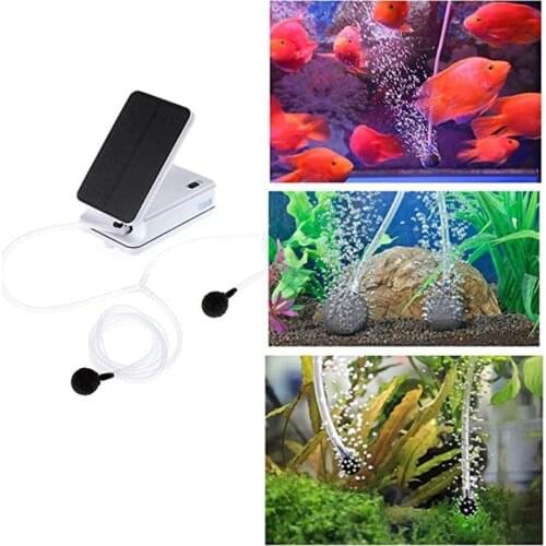 Portable Module Panel System Solar Powered Oxygenator Cell Built-in Rechargeable Oxygen Pump Aquarium Tank Fishing dedicated