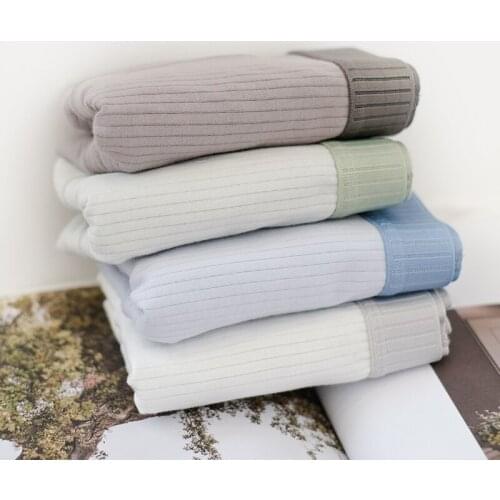 3 Pieces Mens Panties Mens Boxer Shorts Solid Color Men Underwear Boxer Cotton Summer Mid Waist Underpants Breathable 2021 New