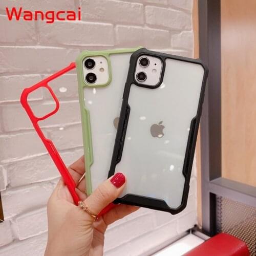 Camera Protection Phone Case For Samsung Galaxy S20 FE M51 M31S M31 M21 M30S A71 A51 A31 A21S A21 Transparent TPU Back Cover