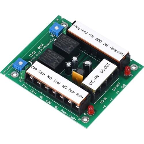 2 way relay with 0--60S timer setting for access control, intercom, magnetic lock, bolt lock, electric lock