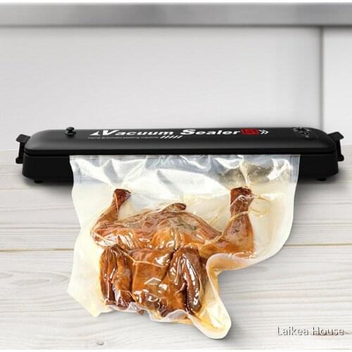 220V/110V Food Automatic Vacuum Sealer Machine Household Kitchen Tools Saving Space Portable Vacuum Food Sealer Accessories