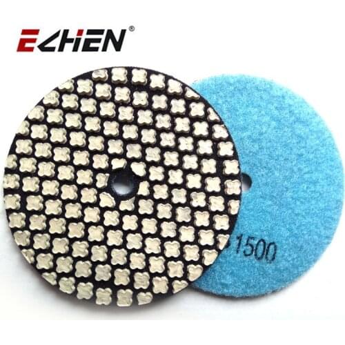 5 Pcs Diamond Polishing Pad With Dry Use Diamond Tool For Stone