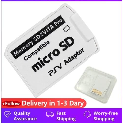 6.0 SD2VITA PSVSD Pro Adapter For PS Vita Memory TF Card for PSVita Game Card 1000/2000 Adapter 3.65 System SD Micro-SD card r15
