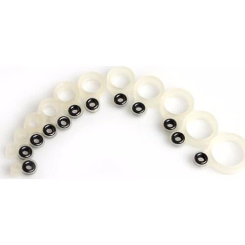 Wokotip 6Pcs/14Pcs/22Pcs Fishing Rod Wire Ring Silicone Fishing Line Guide Ring Different Size 1-6/1-14/1-22