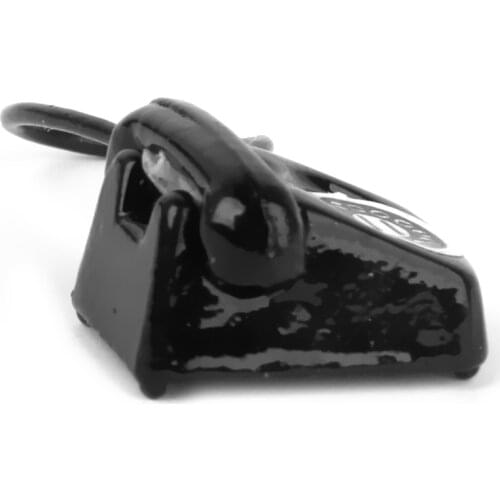 1/12 Dollhouse Accessories - Mini Metal Desk Phone Telephone with Cord