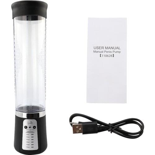 USB Charging Automatic Penis Pump Penis Enlargement Vibrator Men Penis Extender Penis Enhancement Sex Toy for Men Masturbator