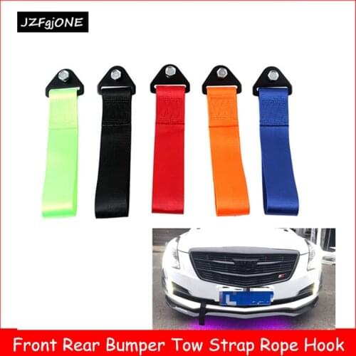 Car Towing Accessories Front Rear Bumper Tow Strap Rope Hook For JDM Racing Race Car Drift