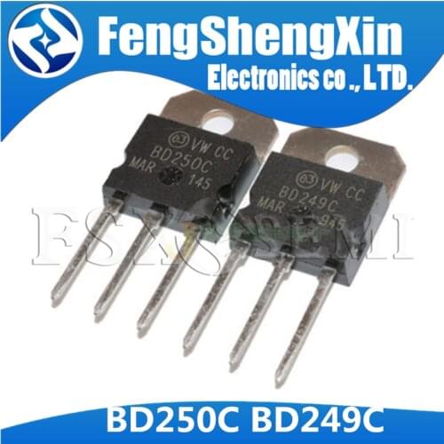 BD250 TO-218 BD250C TO-3P 250C BD249C BD249 POWER TRANSISTORS