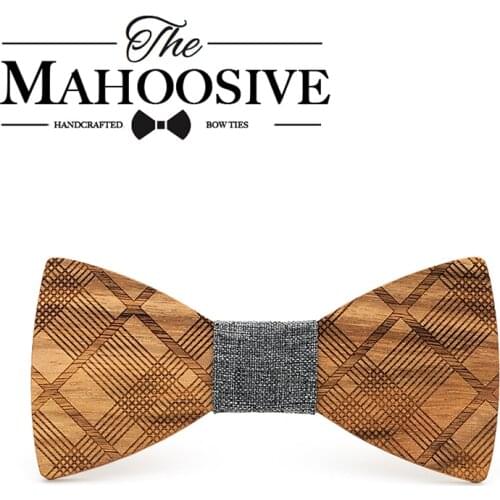 Boutique wooden Bow Ties For Groom Men Women Butterfly Classic Gravata Cravat pajaritas para hombre necktie corbata hombre