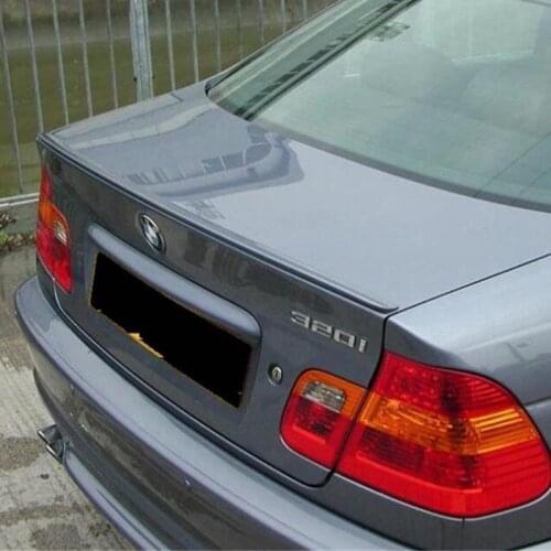 CEYUSOT For OLD BMW 3 Series E46 Accessories Spoiler Wing 2Door Coupe ABS Plastic CAR Trunk Rear Lip Tail Fin M3 STYLY 1998-2005