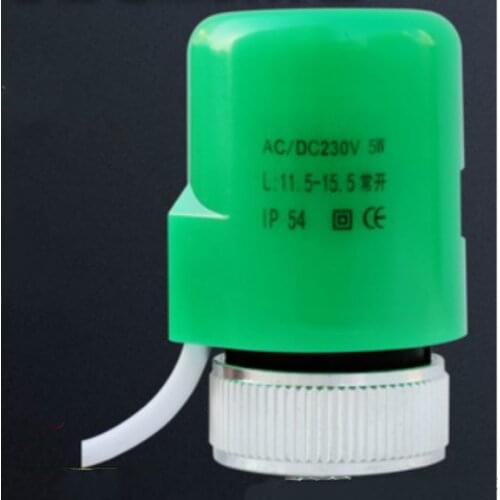 24v 230v normally open close Electric thermal actuator for manifold underfloor heating valve calefaccion suelo radiante actuador