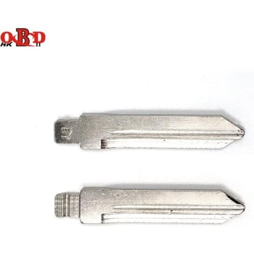 HKOBDII 10 pcs/lot Metal Blank Uncut Flip KD Remote Key Blade Type 19# for Ford Mercury