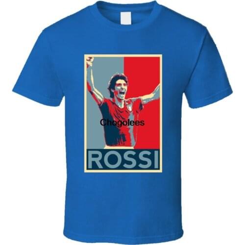 Paolo Rossi Italy Soccer Futbol Player Top 100 All Time Sports Fan T Shirt